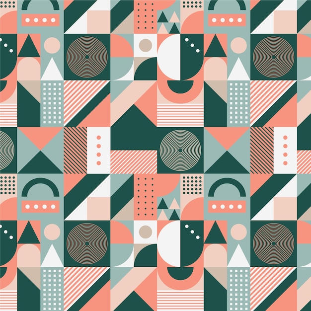 Free vector muted color palette pattern