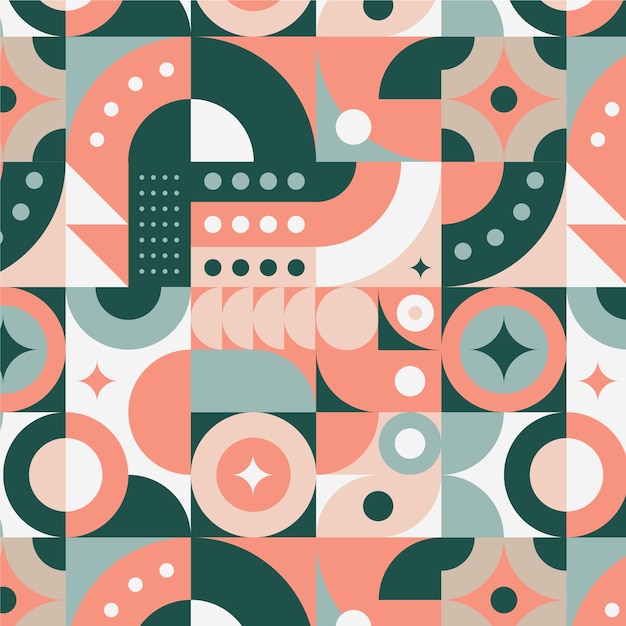 Free vector muted color palette pattern