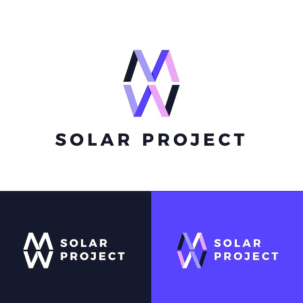 Mw business logo design