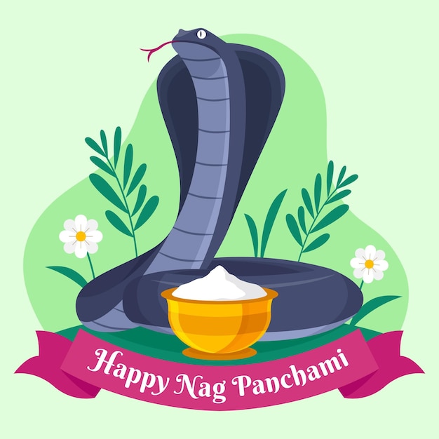 Illustrazione di nag panchami