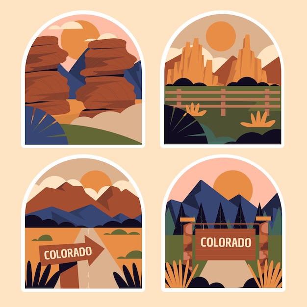 Naive colorado sticker pack