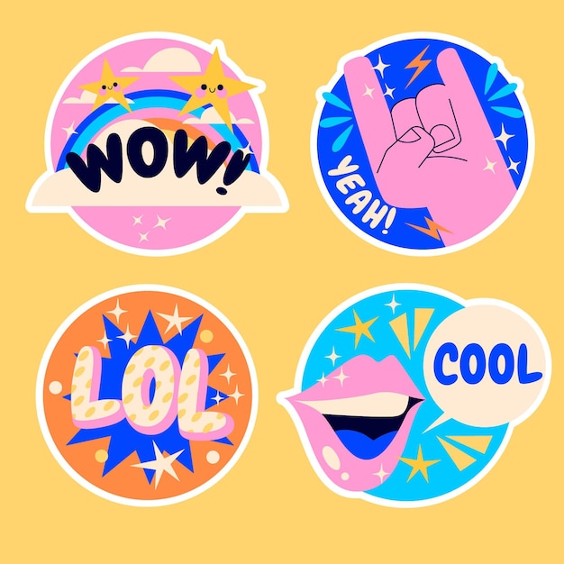 Naive lol stickers collection