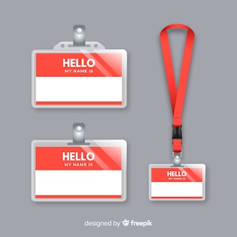 Free Vector Modern Name Template Free Vector Modern Name Template