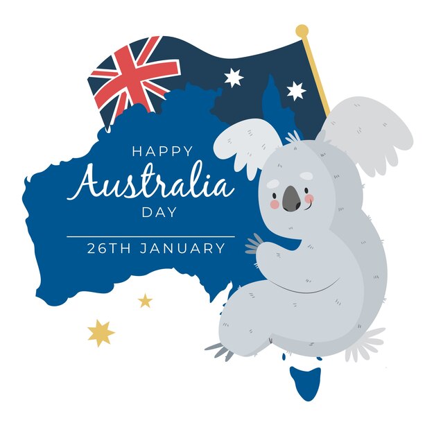 National australia day draw design