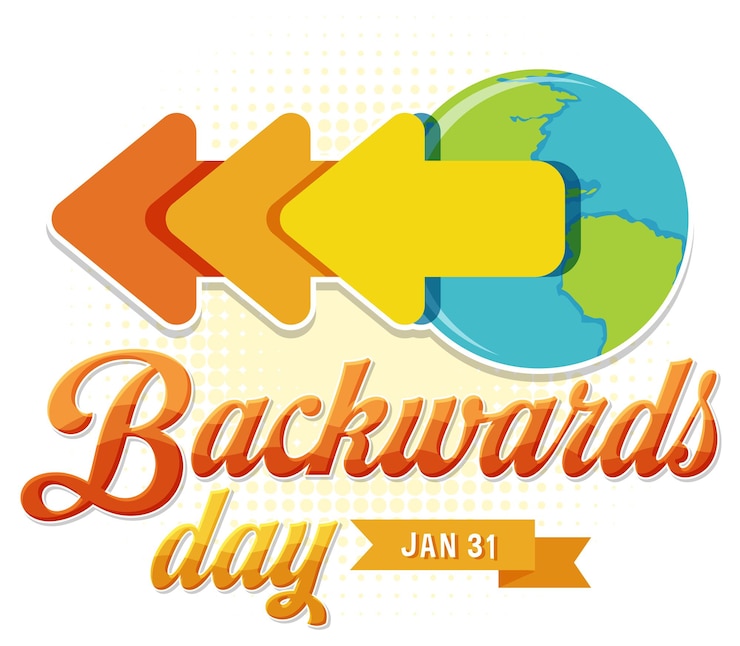 Free Vector national backward day banner design