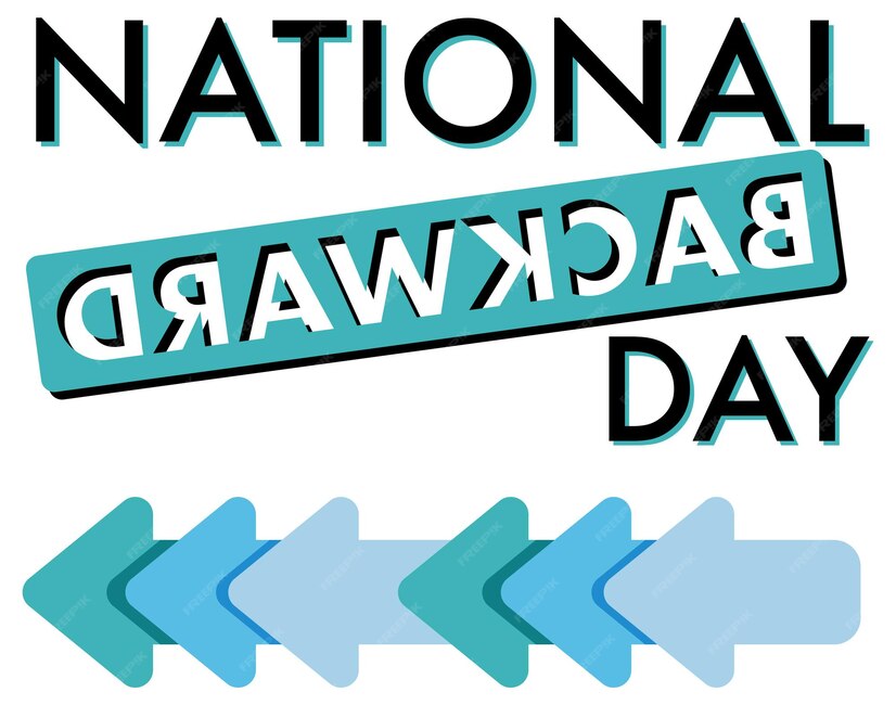 Free Vector National backward day banner design