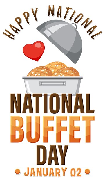 National buffet day icon