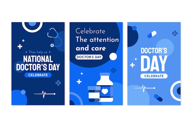 National doctor's day cards pack