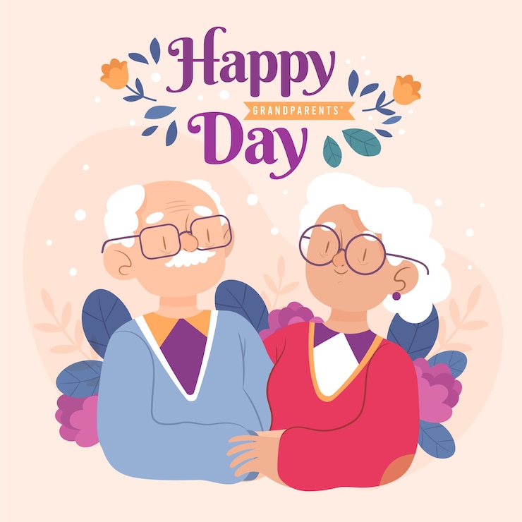 Free Vector national grandparents day illustration