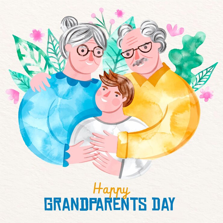 Free Vector National grandparents' day illustration