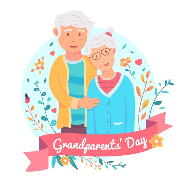 National grandparents' day with older couple