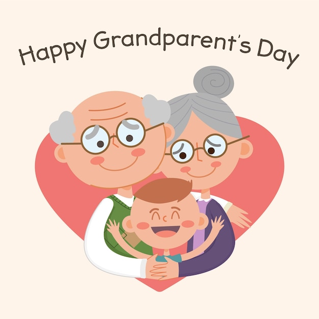 Free vector national grandparents day