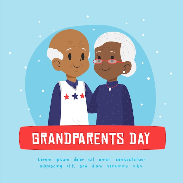 Free vector national grandparents day