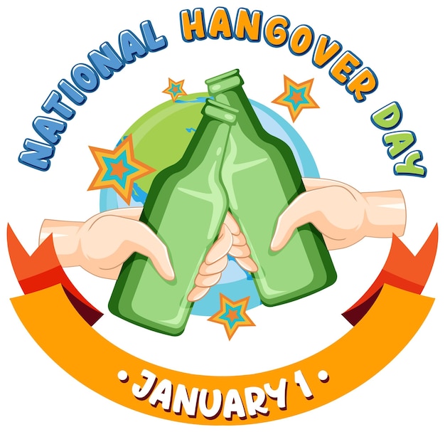 National hangover day january icon