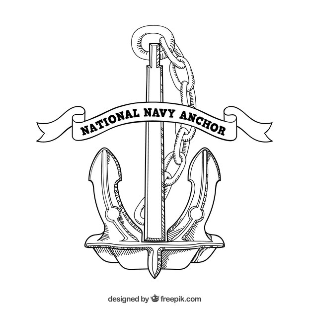 National navy anchor