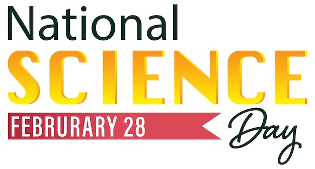 Дизайн плаката ко дню национальной науки