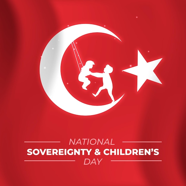 Free vector national sovereignty and children's day