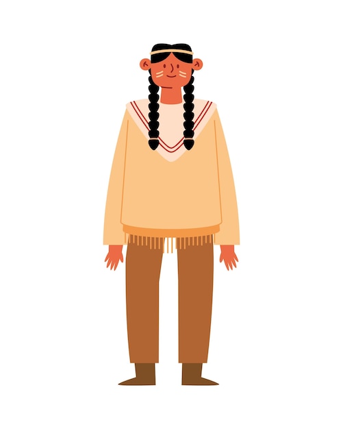 Free vector native american indian design