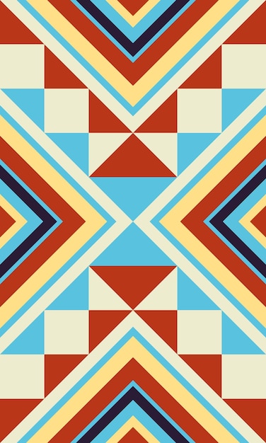 Free vector native american pattern illustration