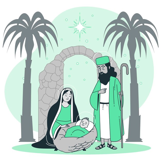 Nativity concept illustration