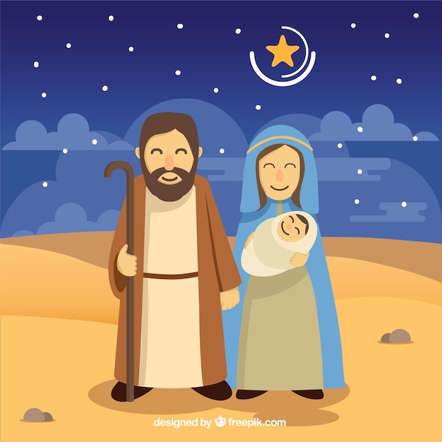 Nativity scene background