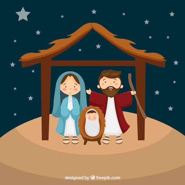 Nativity scene background