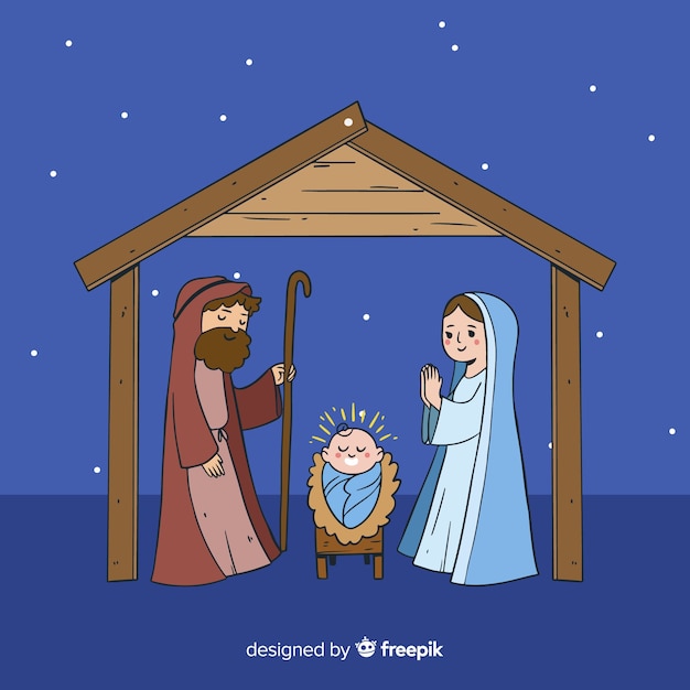 Nativity scene background