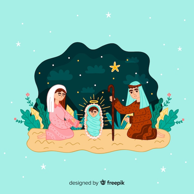 Nativity scene background