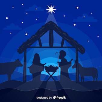 Nativity scene background