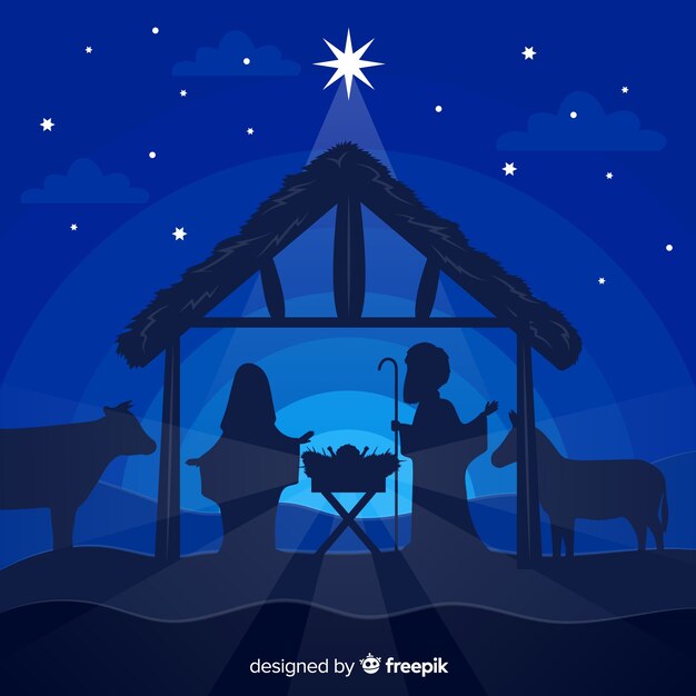 Nativity scene background