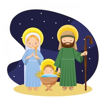 Nativity scene background Vector | Free Download