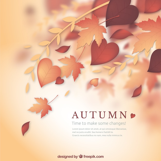 Natural autumn background