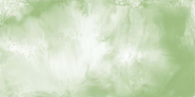 Natural green hand painted watercolor texture background