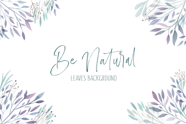 natural leaves background