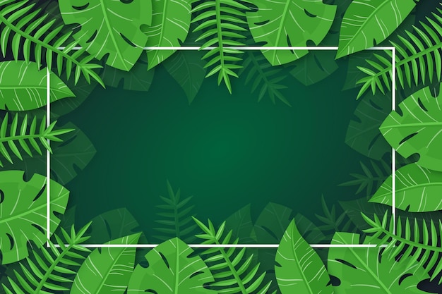 Natural leaves background