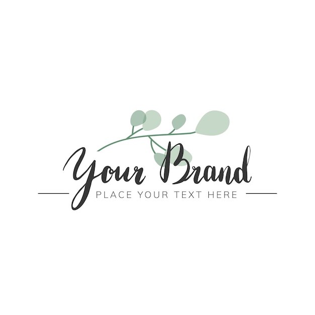 Free vector natural logo design