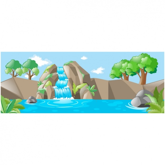 Free vector nature background design