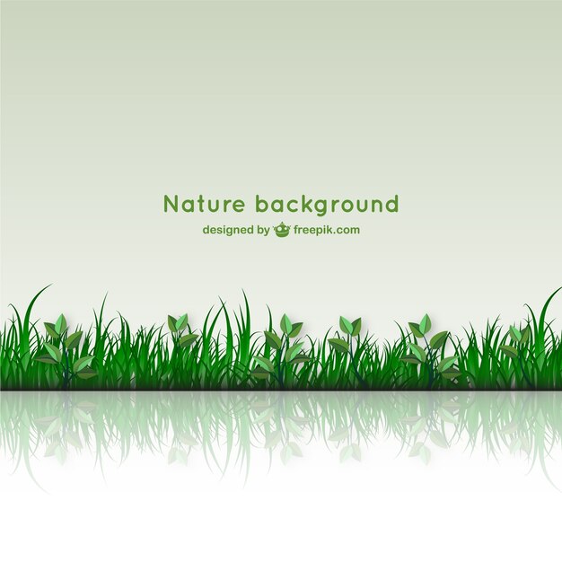 Nature background with glass