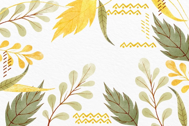 Free vector nature background with golden foil