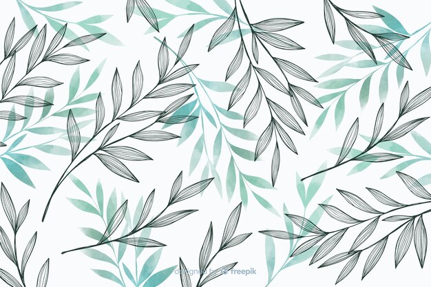 Floral Leaves Pattern Images Free Vectors Stock Photos Psd