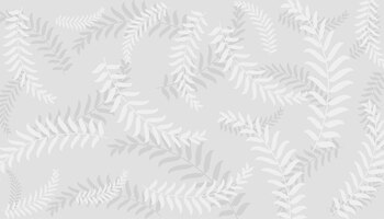 Бесплатное векторное изображение Природа фон с белыми листьями