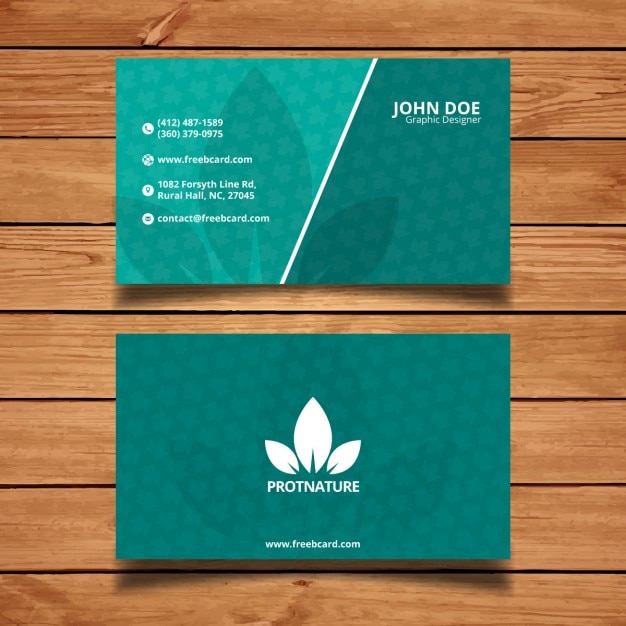 Nature business card