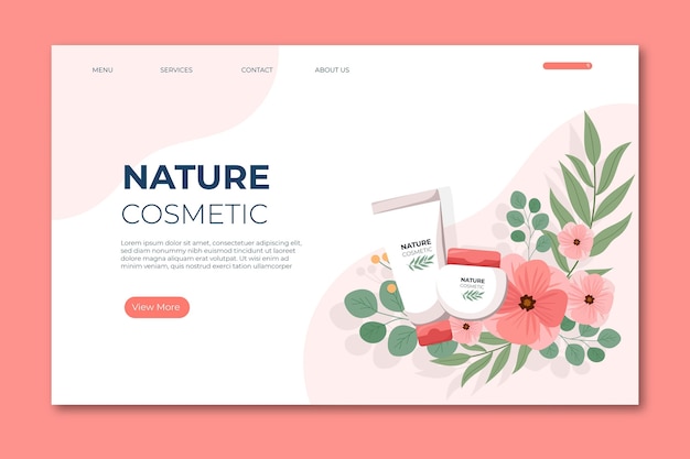 Nature cosmetics home page