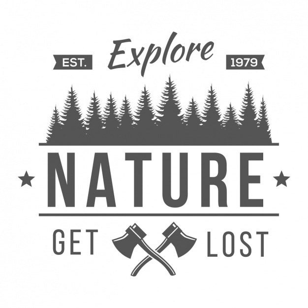 Бесплатное векторное изображение Шаблон логотипа природа