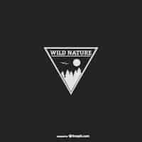 Vettore gratuito natura logo modello