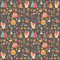 Free vector nature pattern design