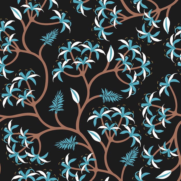 Free vector nature plant branch wallpaper design