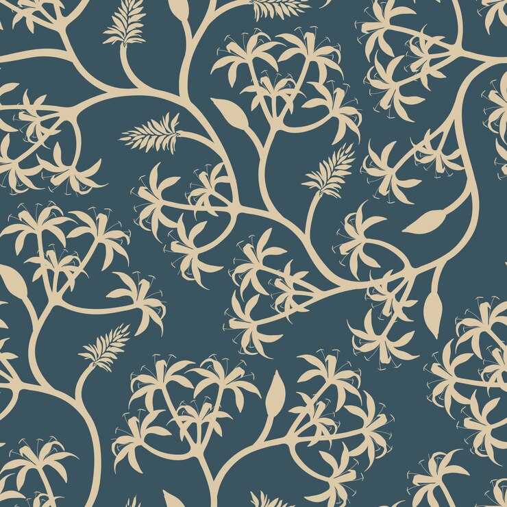 Free Vector nature plant branch wallpaper design