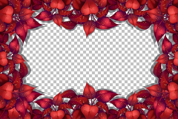 Бесплатное векторное изображение Природа растения рамка прозрачный фон
