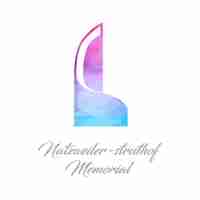 Vettore gratuito natzweilerstruthof memoriale logo poligono